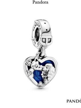 Pandora Disney Lady and the Tramp Heart Dangle Charm